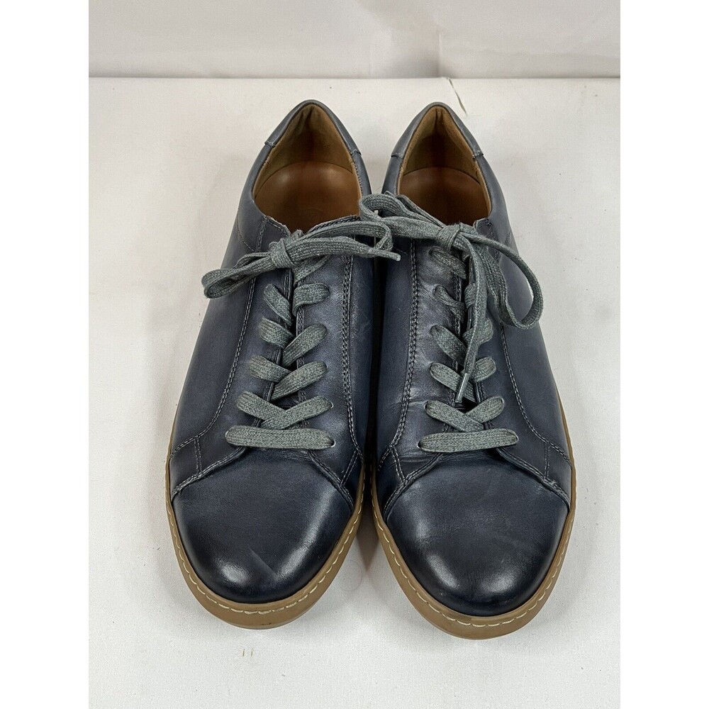 Moral Code Quintus Navy Leather Men’s Sneakers Size 11 M 10054-402